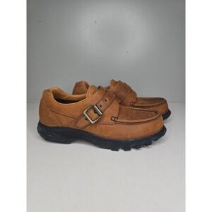 Polo Sport Ralph Lauren Women Leather Oxford Buckle Shoes 90s WB4194 Size 8.5B